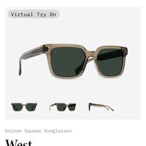 Unisex Square Sunglasses in by Raen